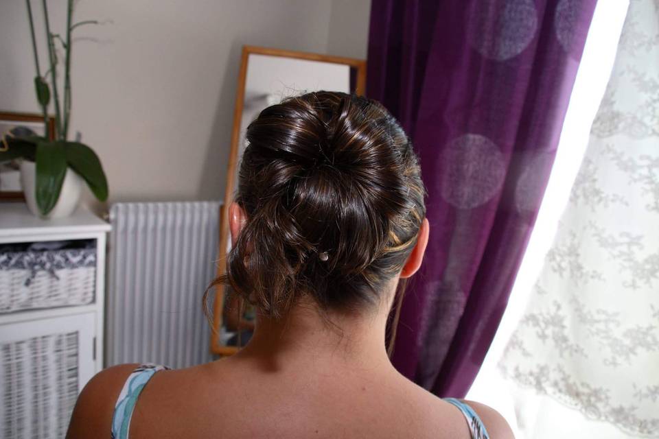 Chignon haut