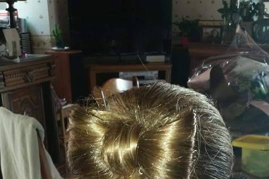 Chignon côté