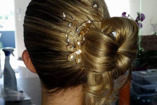 Chignon côté