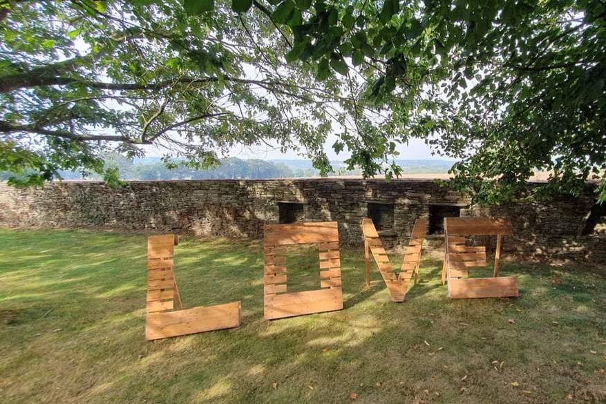 Lettres en bois