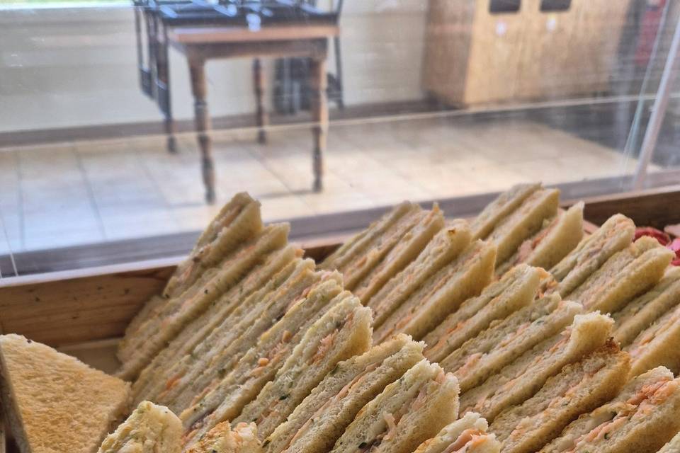 Croque truite fumée