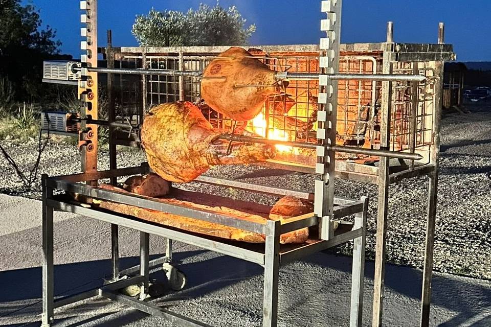 Jambon tourne broche