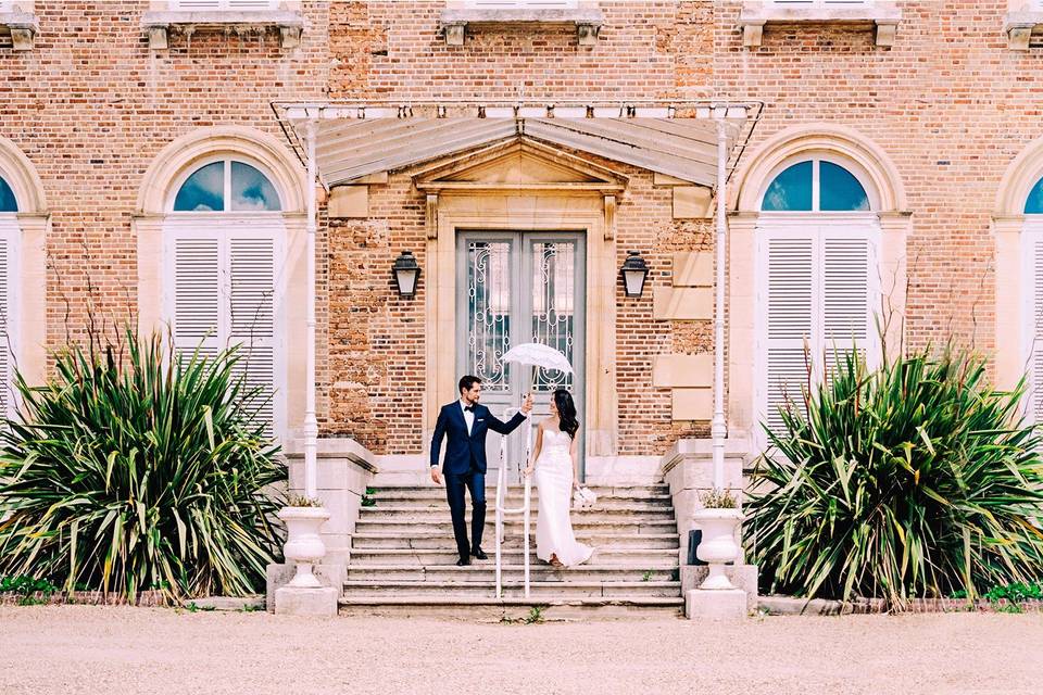 Le lancer du bouquet de mariée