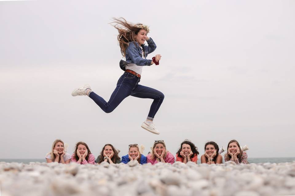 Séance EVJF à la plage