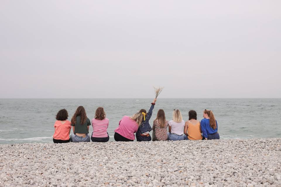 Séance EVJF à la plage