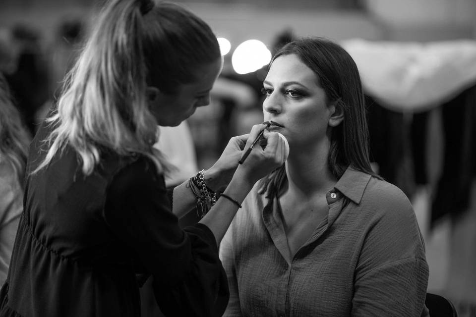 Maquillage défilé podium