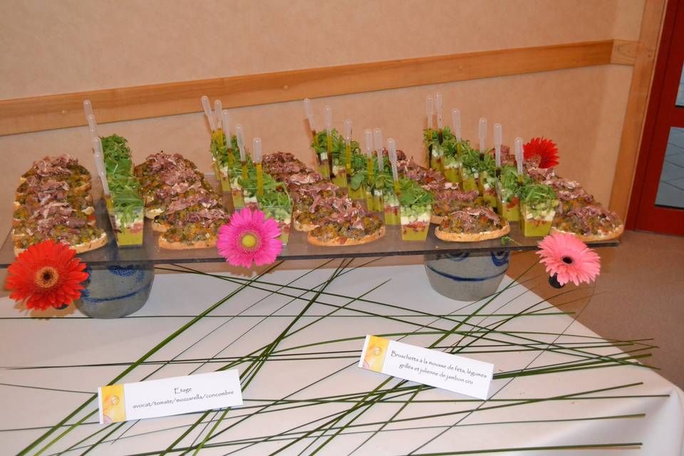 Buffet d'entrée