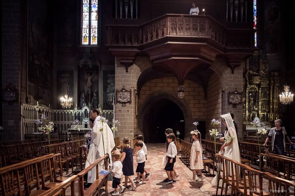 Cérémonie à l'église