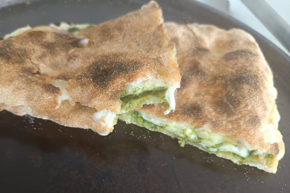 Pala romaine pesto mozzarella