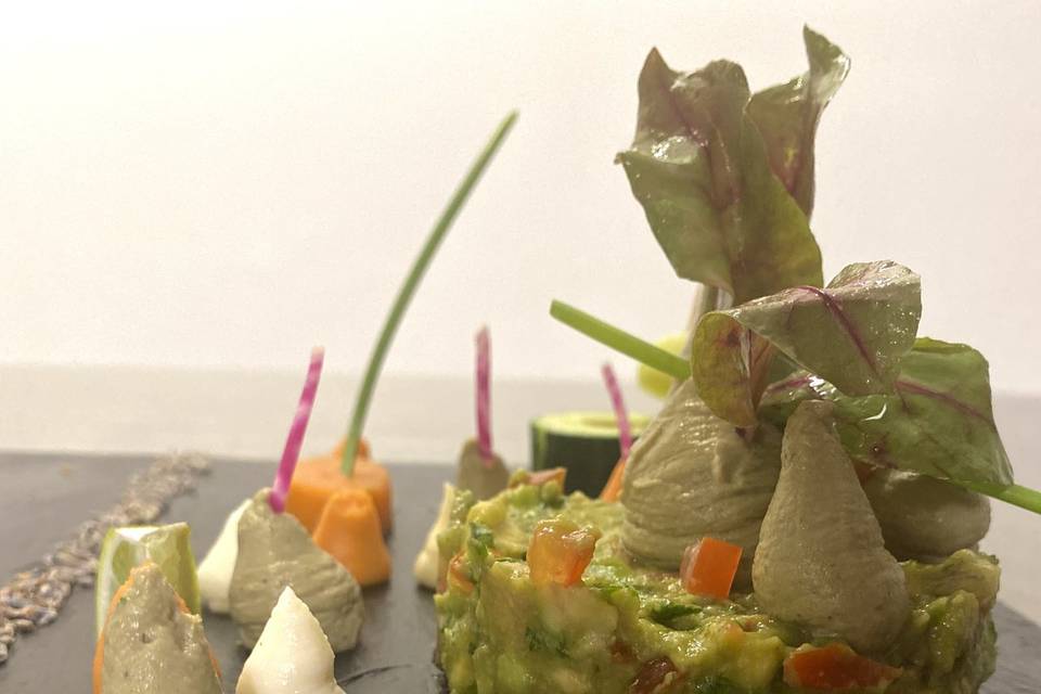 Entrée tartare d’avocat