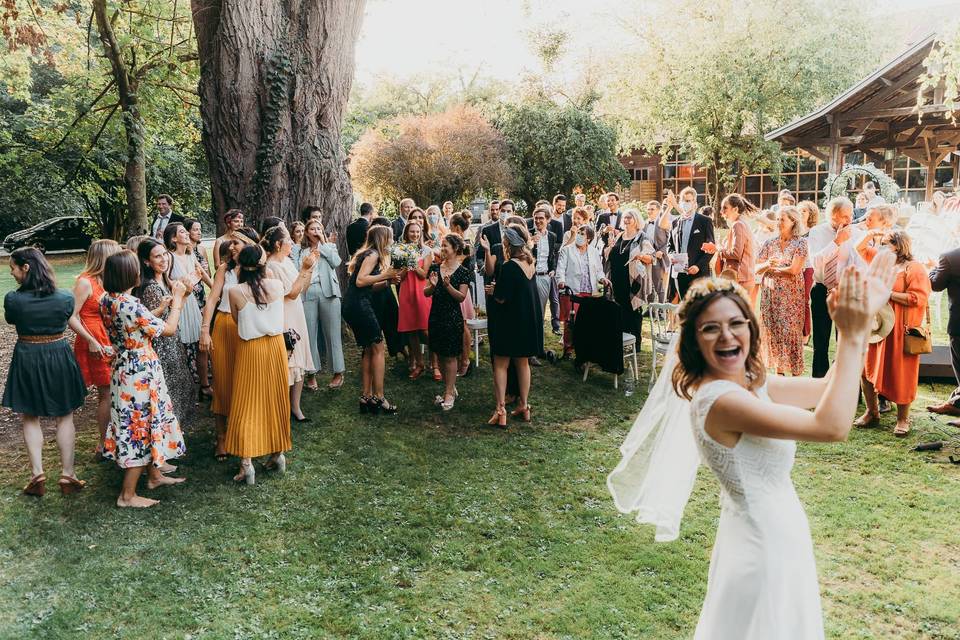 Lancé de bouquet