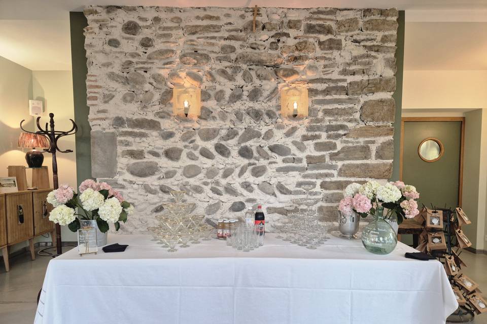 Buffet pour le cockrail