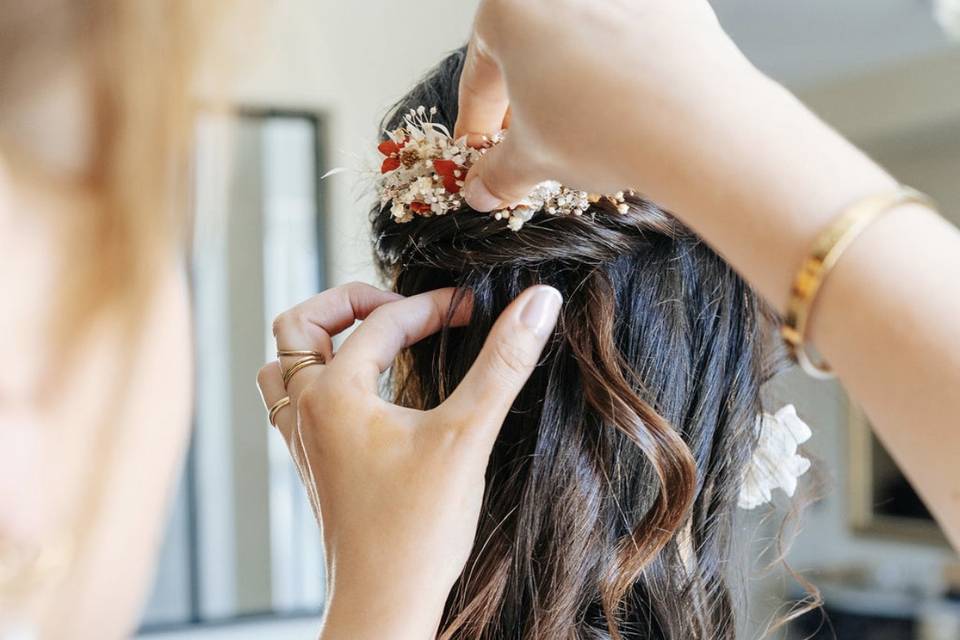 Détail coiffure