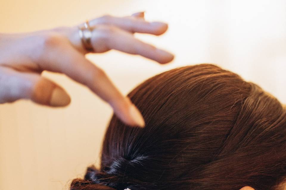 Chignon mariée