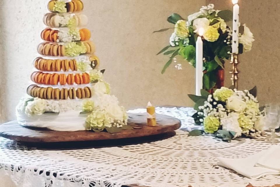 Décoration table du gâteau