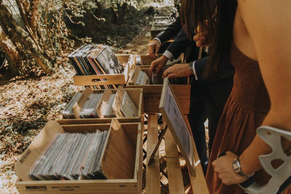 Bar à vinyls