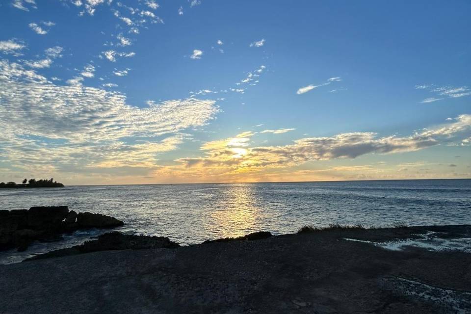 Couché de soleil en Guadeloupe