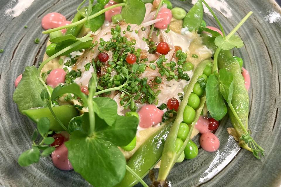 Salade croquante petits pois