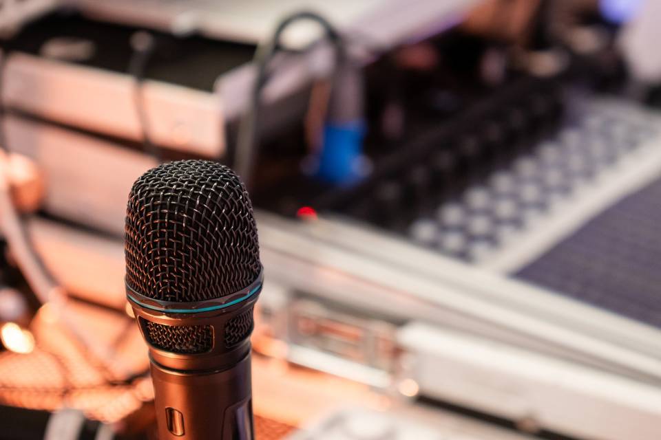 PREMIER PLAN_ MICROPHONE