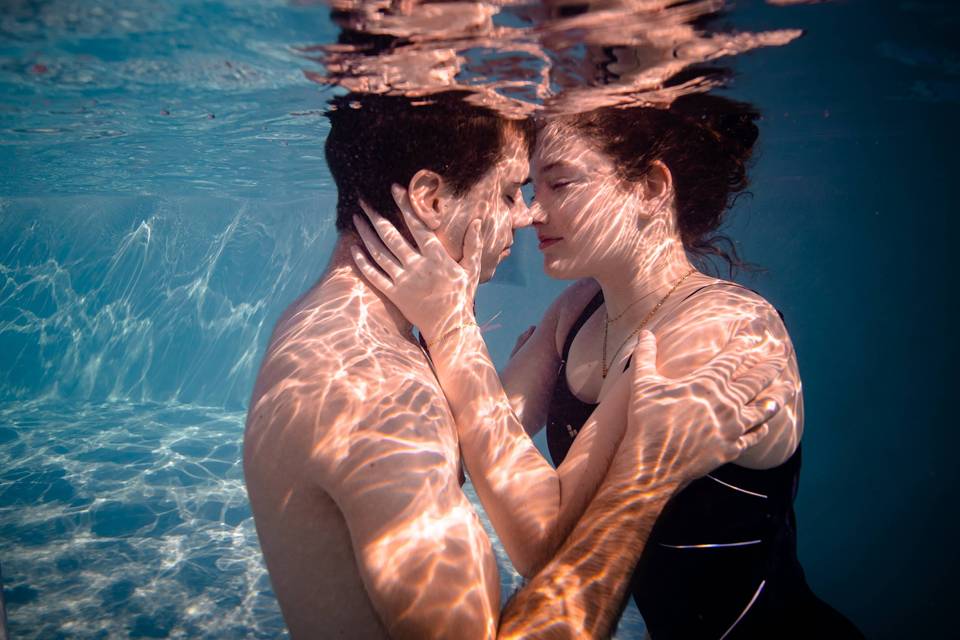 Séance couple underwater