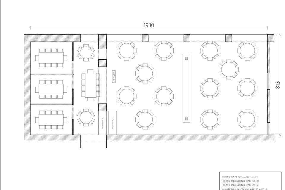 Plan de la salle
