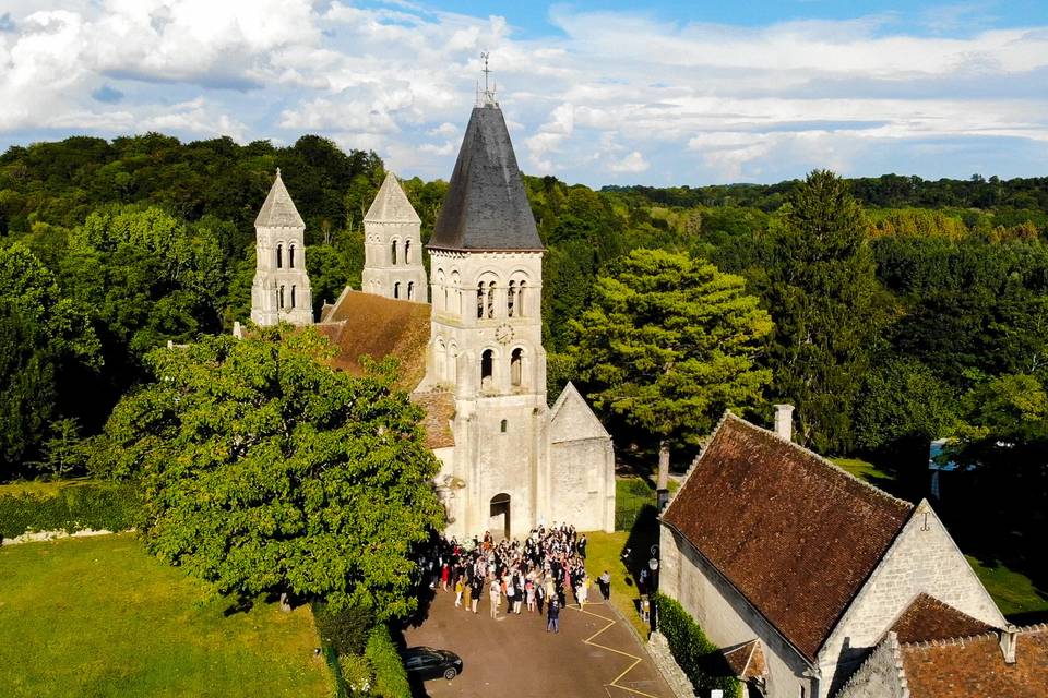 Plan Drone Eglise