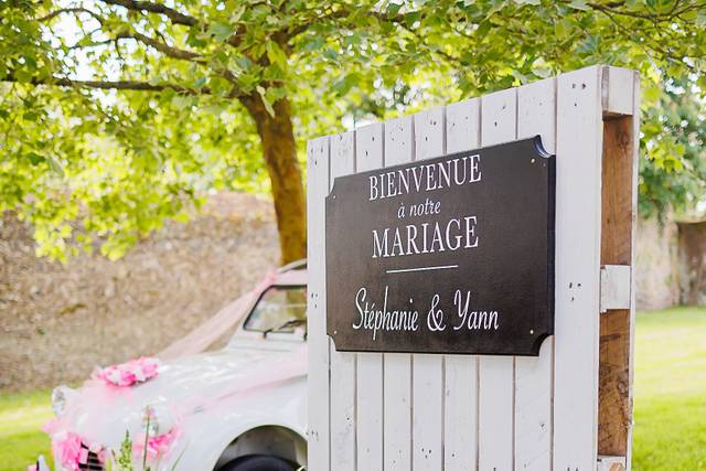 Panneau bienvenue