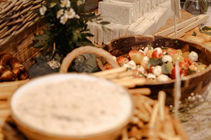 Buffet campagne chic