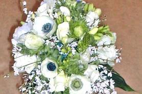 Bouquet de mariée rose et blanc