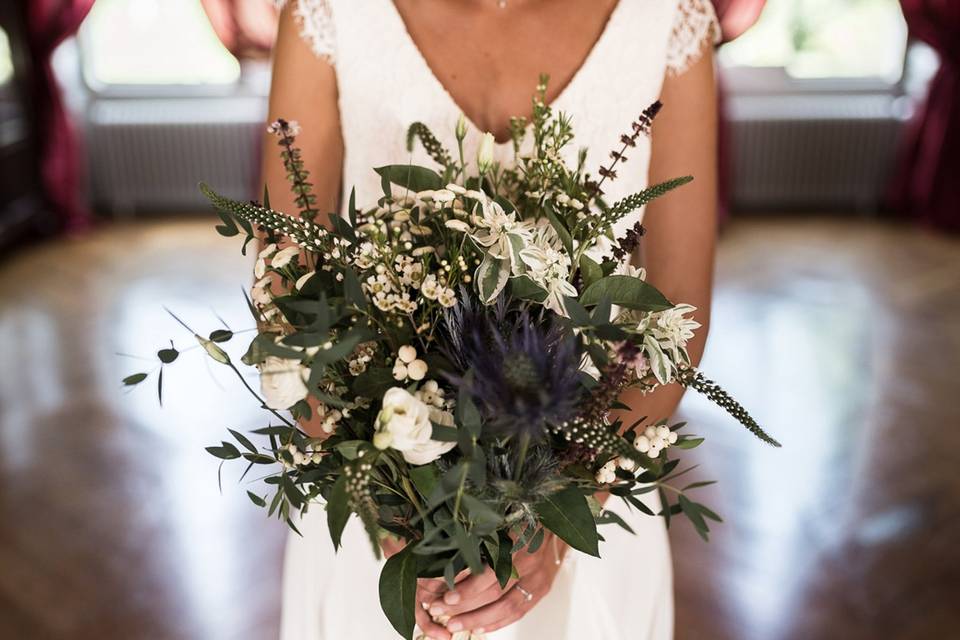 Bouquet champêtre chic