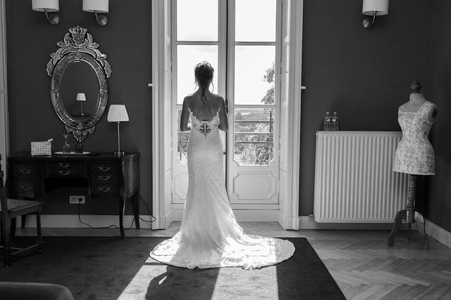 Mariée noir et blanc