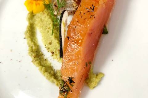 Côtelette de saumon gravlax