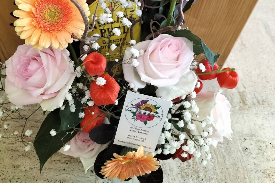 Bouteille floral