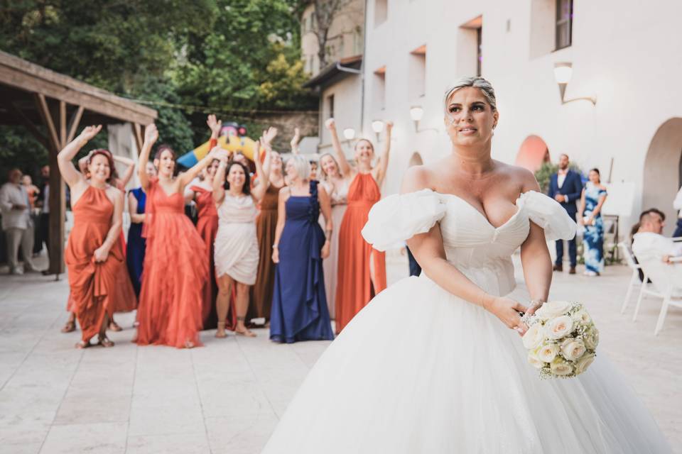 Lancé de bouquet