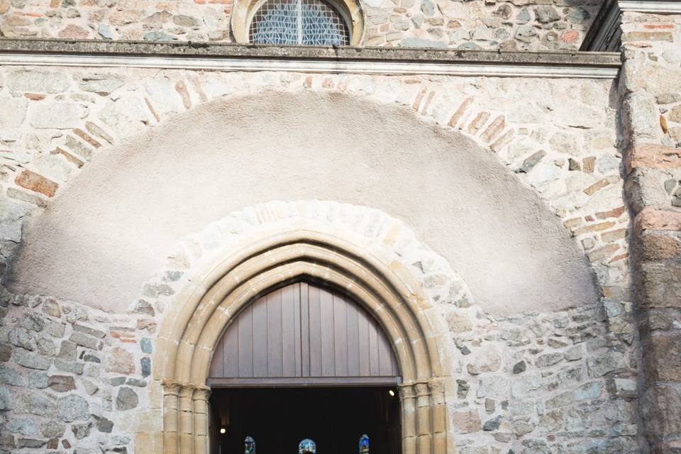 La sortie de l'église