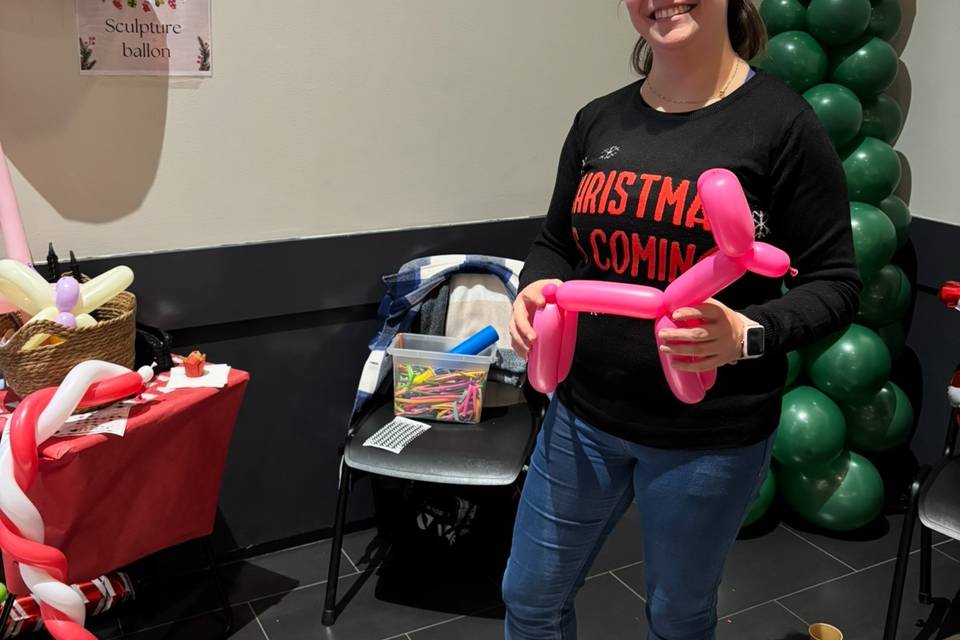 Sculpture sur ballon
