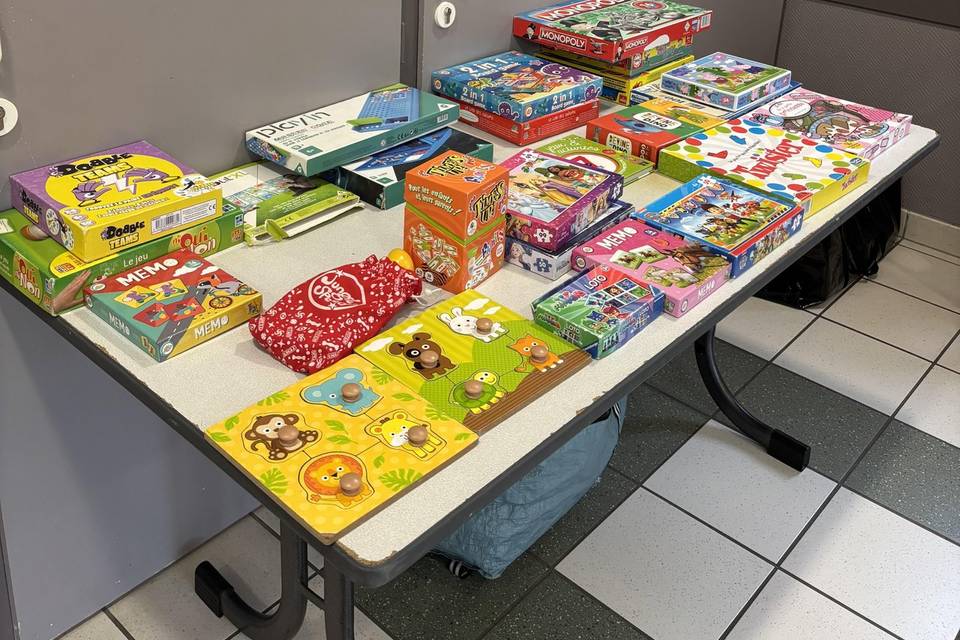 Atelier jeux de société