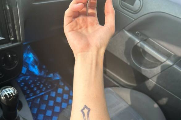 Tattoo croix