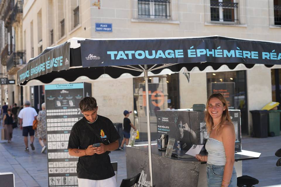 Tattoo station