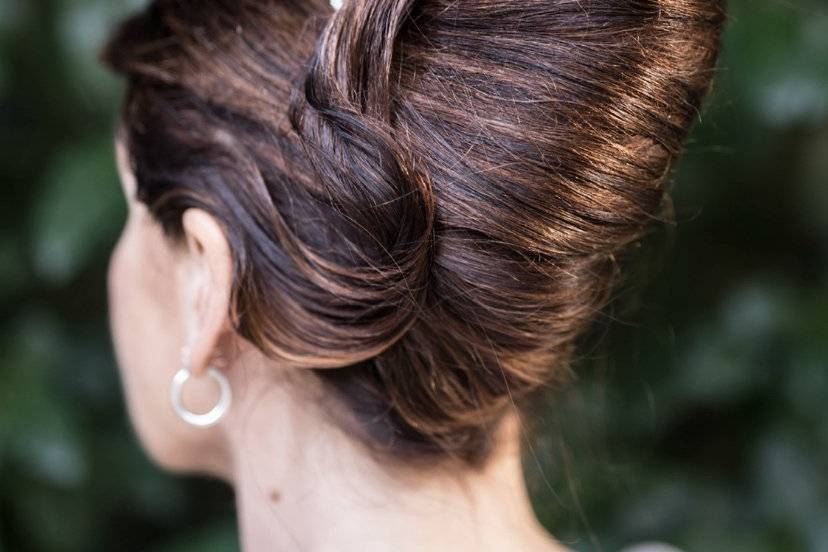 Chignon banane