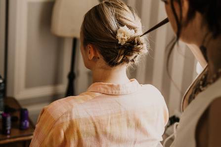 Petit chignon sophistiqué