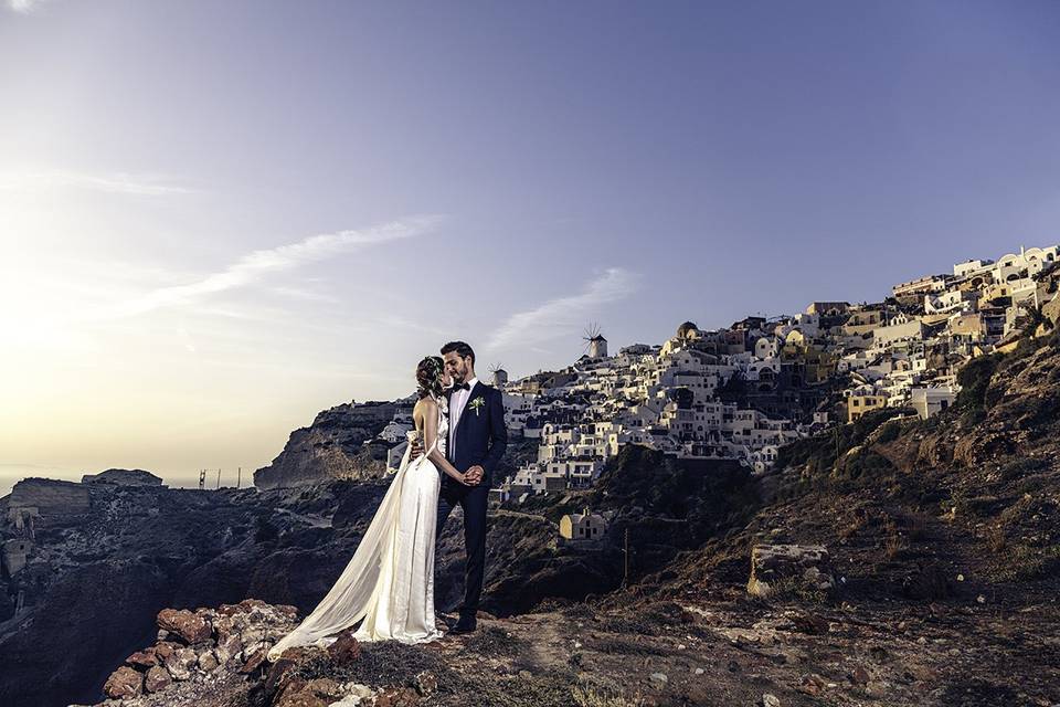 Couple en Grèce (Oia)