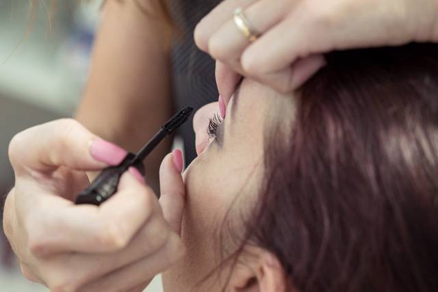 Préparatifs maquillage