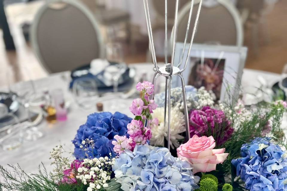 Compositions florale table dho