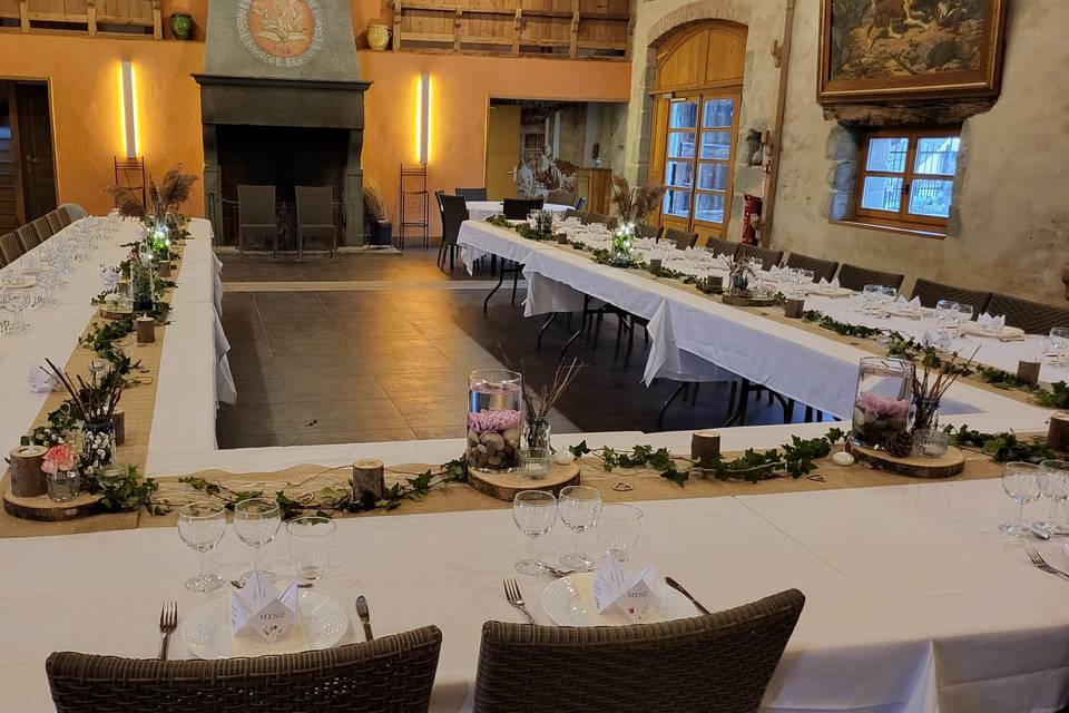 Décoration table champêtre