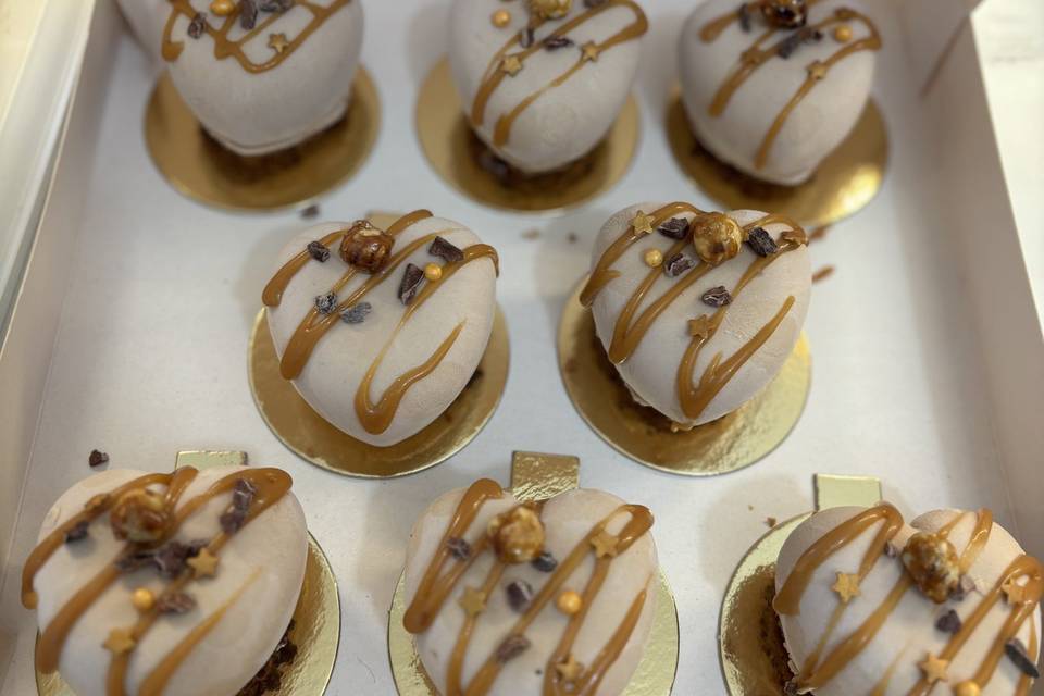 Petits coeurs praliné