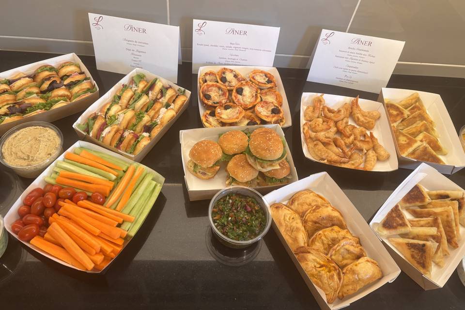 Livraison buffet dinatoire