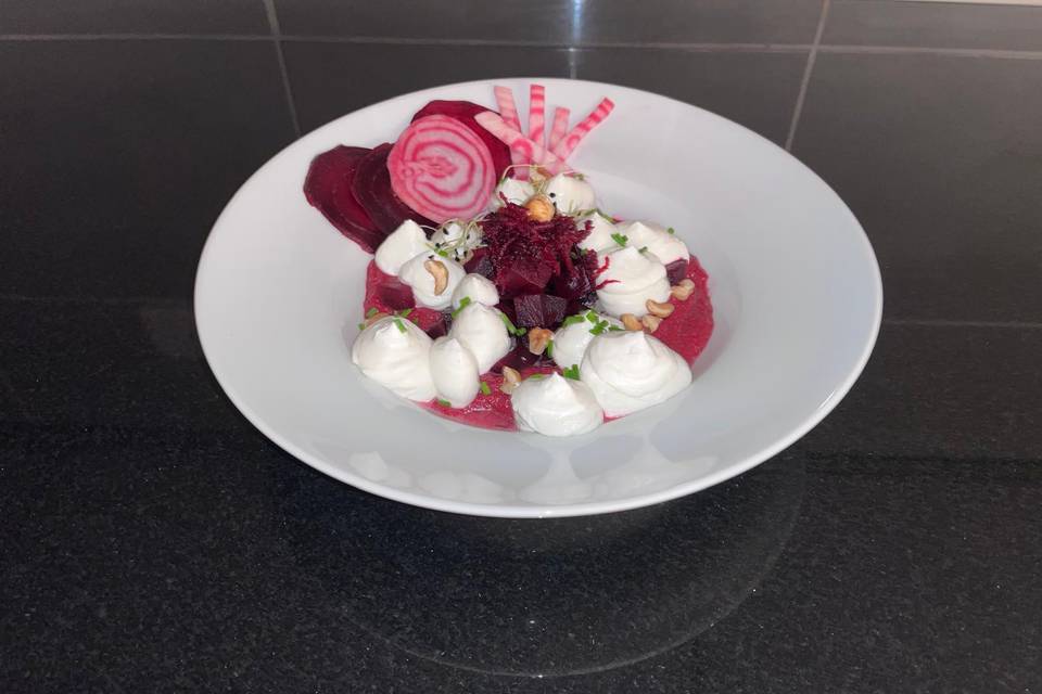 Salade betterave chèvre