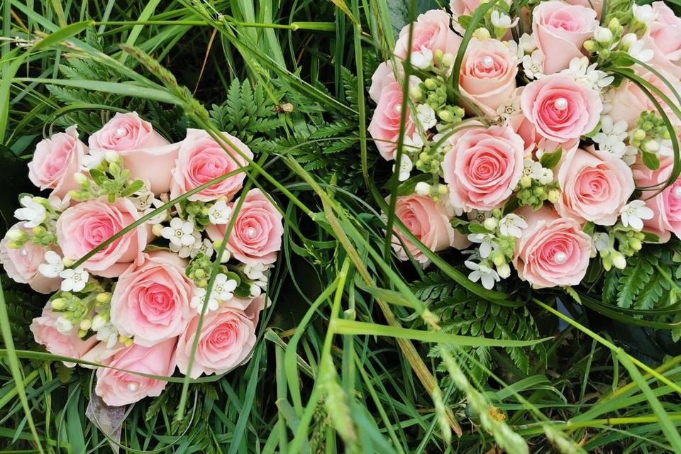 Bouquet de mariée et à jeter