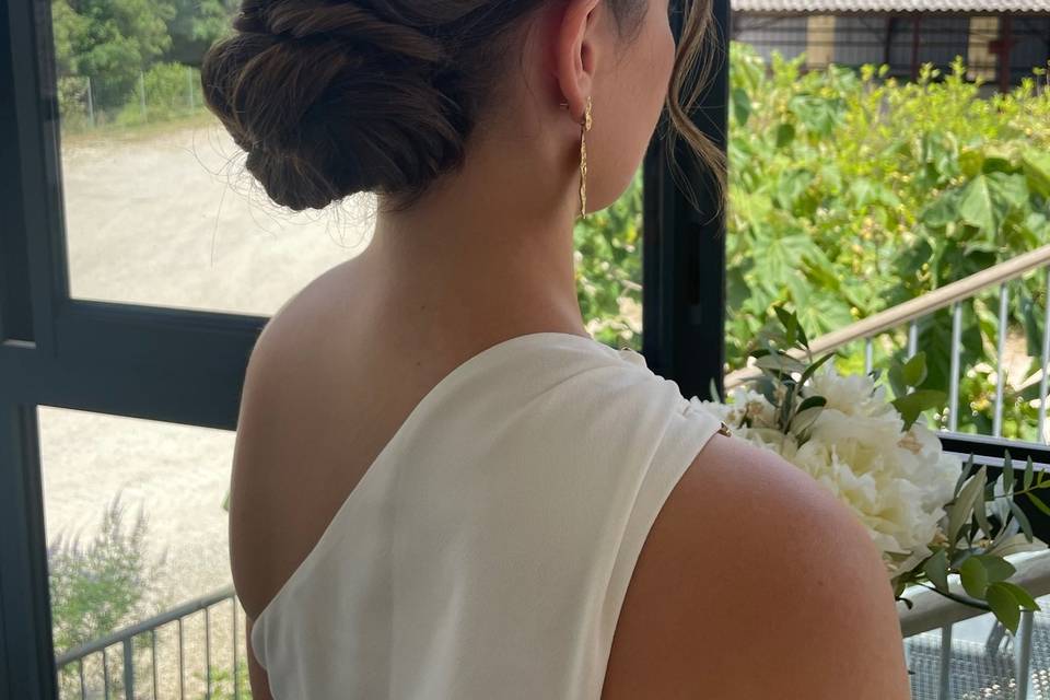 Coiffure mariée chic